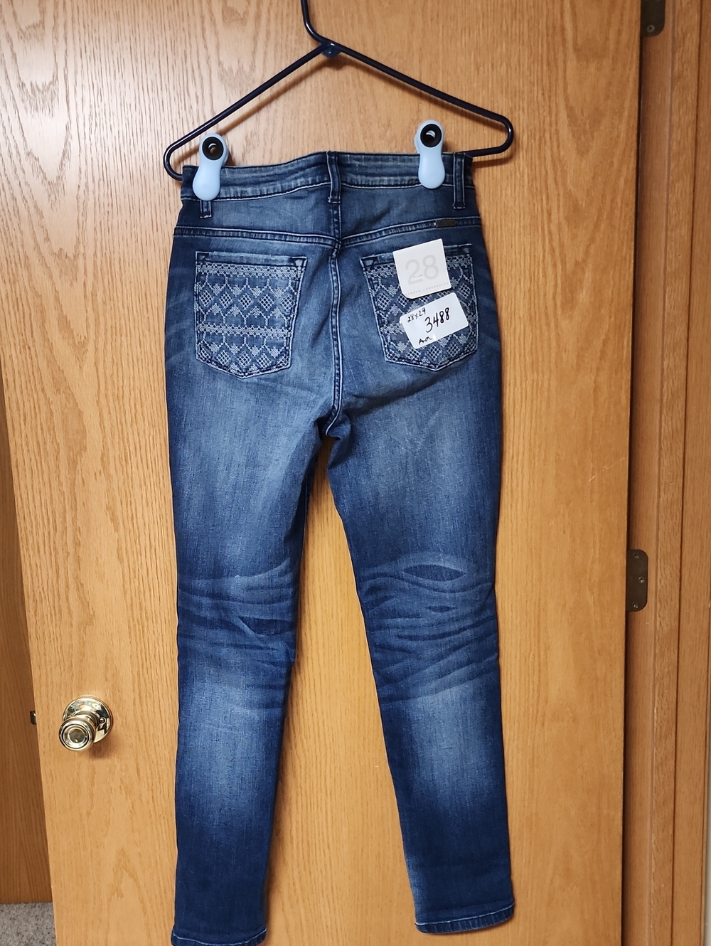 KanCan Mid Women's Jeans with Embroidered Back Pockets 28x29 number 3488